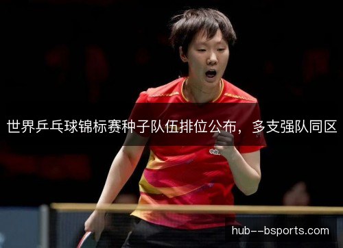 世界乒乓球锦标赛种子队伍排位公布,多支强队同区 世界乒乓球锦标赛种子队伍排位公布,多支强队同区